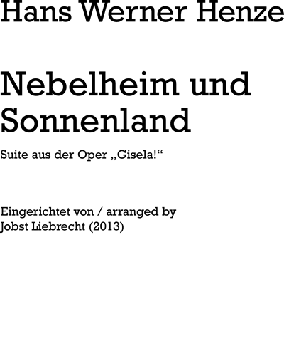 Nebelheim und Sonnenland — 亨策