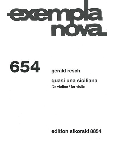 Quasi una Siciliana — Gerald Resch