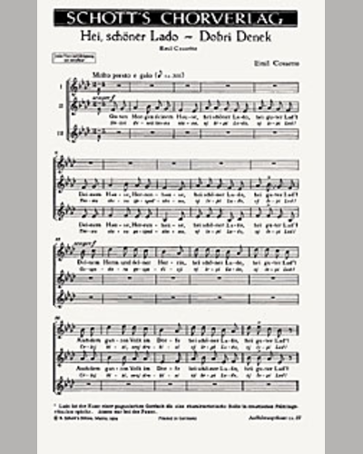 Hei, schöner Lado - Dobri Denek — Emil Cossetto