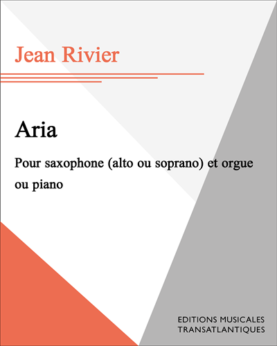 Aria — Jean Rivier