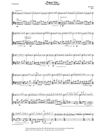 Piano Trio "The Chronophage" — Tom Coult
