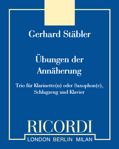 Übungen der Annäherung — Gerhard Stäbler