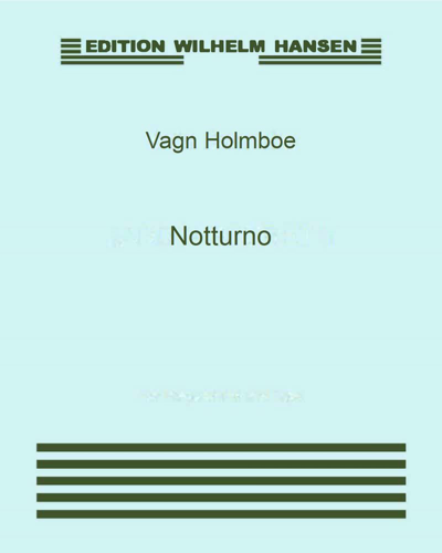Notturno, op. 19 — 沃恩·霍尔姆波