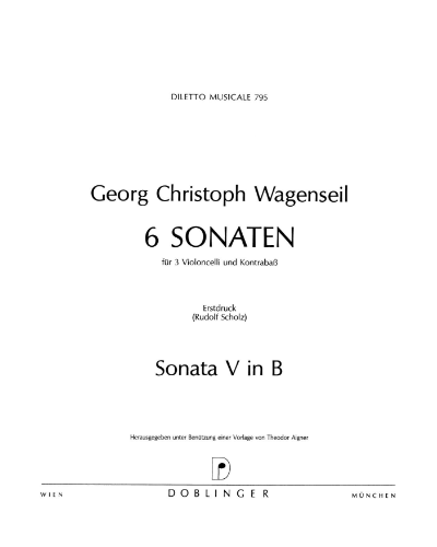 Sonata No. 5 in B major — 瓦根塞尔