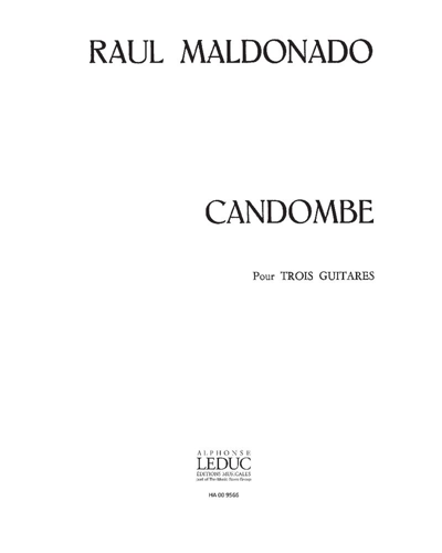 Candombe — Raul Maldonado