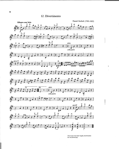 Divertimento — Daniel Steibelt