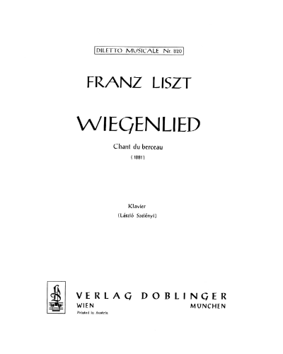 Wiegenlied — 李斯特