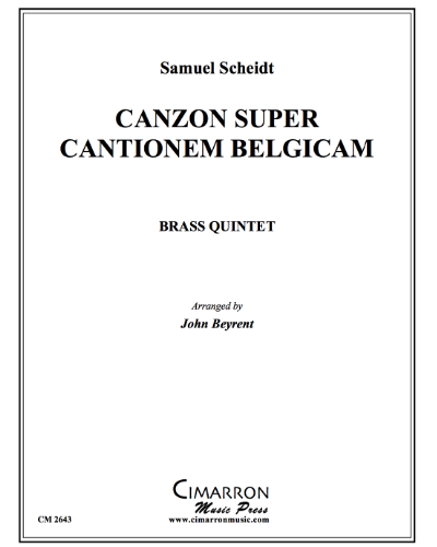 Canzon Super Cantionem Belgicam — 沙伊特