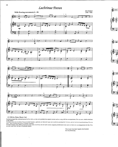 Lachrimae Pavan — John Downland