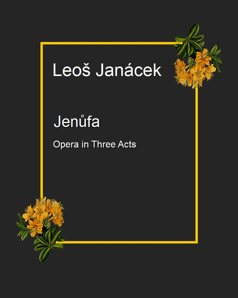 Jenůfa — 亚纳切克