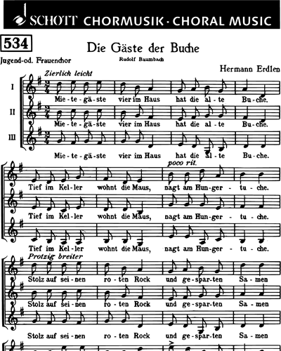 Die Gäste der Buche — Hermann Erdlen