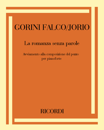 La romanza senza parole — Roberto di Gorini Falco