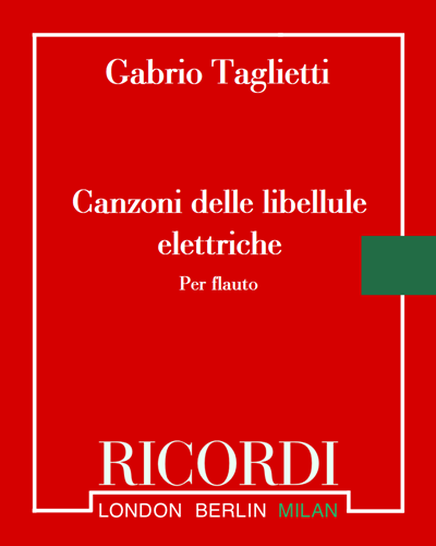 Canzoni delle libellule elettriche — Gabrio Taglietti
