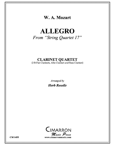 Allegro (from 'String Quartet No. 17') — 莫扎特