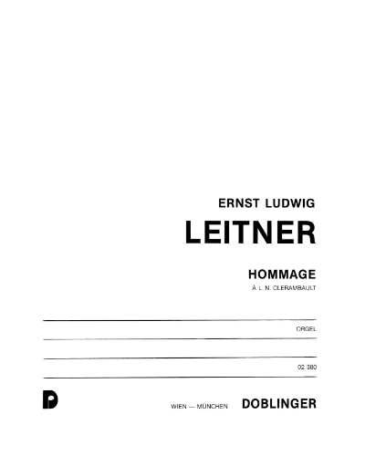 Homage to L. N. Clerambault — Ernst Ludwig Leitner