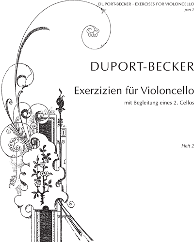 The 21 Famous Exercises for Cello, Band 2 — Jean-Louis Duport