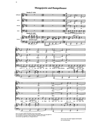 Mungojerrie and Rumpelteazer (from 'Cats') — T·S·艾略特