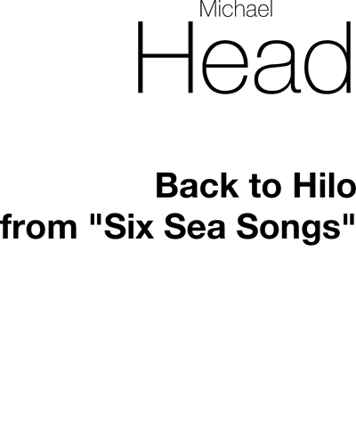 Back to Hilo — Michael Head
