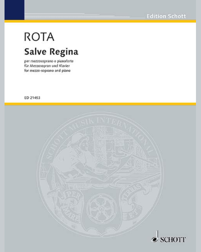 Salve Regina — 尼诺·罗塔