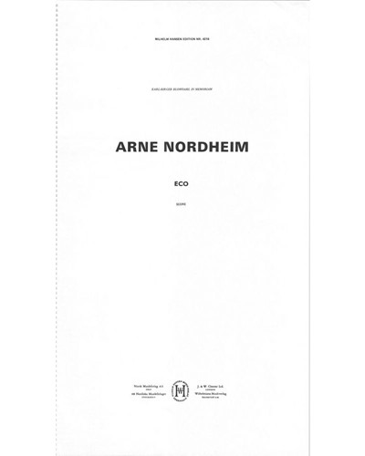 Eco — Arne Nordheim