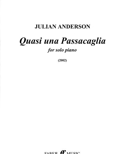 Quasi una Passacaglia — Julian Anderson