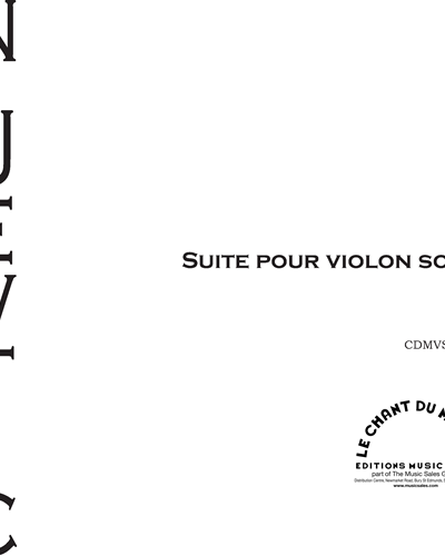 Suite Pour Violon Seul — Ivan Jevtic