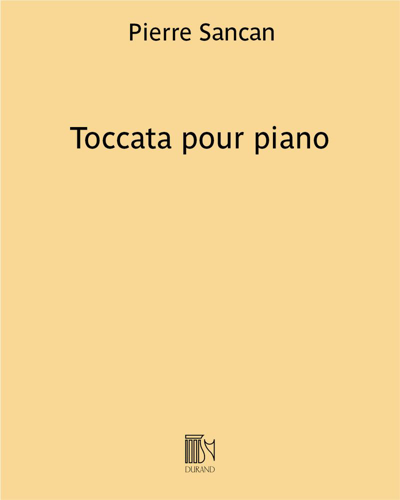 Toccata for Piano — Pierre Sancan
