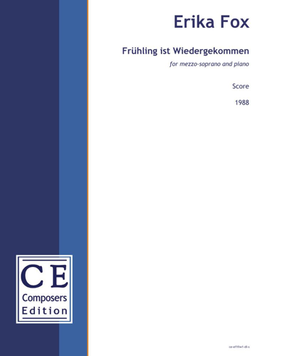 Frühling ist Wiedergekommen — Erika Fox