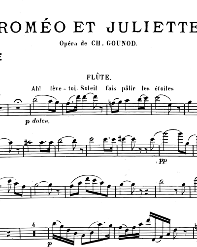 Roméo Et Juliette 2nd Fantaisie — Charles Gounod