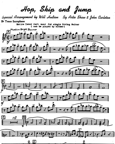 Hop, Skip and Jump — Artie Shaw