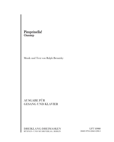 Pimprinella — Ralph Benatzky