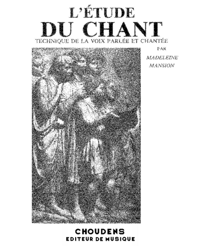 L'étude de chant — Madeleine Mansion
