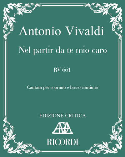 Nel partir da te mio caro, RV 661 — Antonio Vivaldi