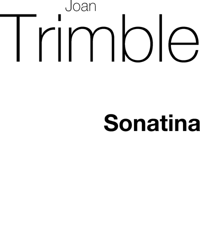 Sonatina — Joan Trimble