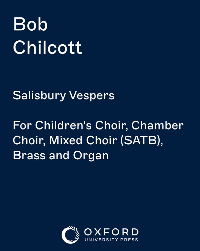 Salisbury Vespers — Bob Chilcott