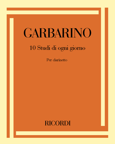 10 Studi di Ogni Giorno — Garbarino Giuseppe