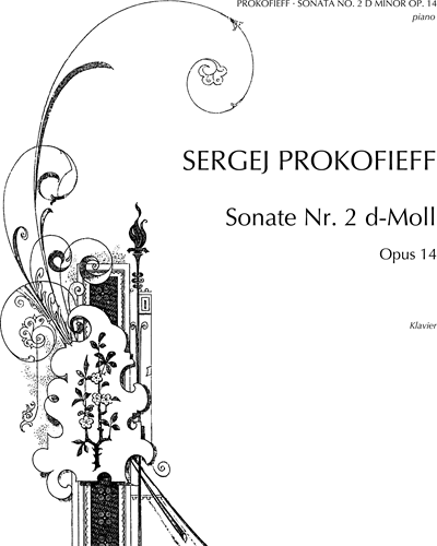 Piano Sonata No. 2 in D minor, op. 14 — Sergei Prokofiev