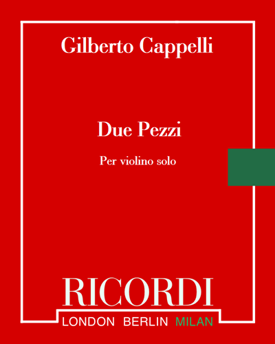 Due pezzi — Gilberto Cappelli