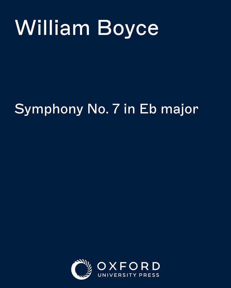 Symphony No. 7 in E-flat major — William Boyce