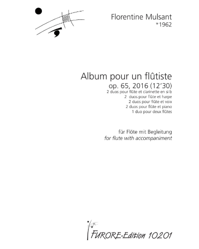 Album for a Flautist, op. 65 — Florentine Mulsant