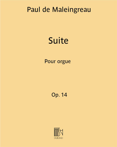 Suite, op. 14 — Paul de Maleingreau