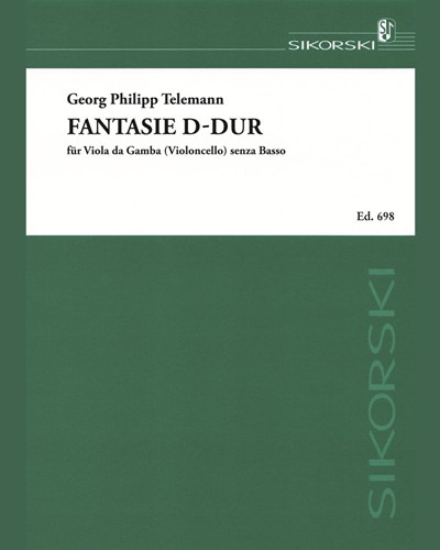 Fantasia in D major — Georg Philipp Telemann