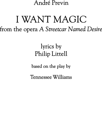 I Want Magic — 安德烈·普列文