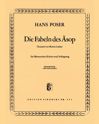 The Fables of Aesop, op. 28 — Hans Poser