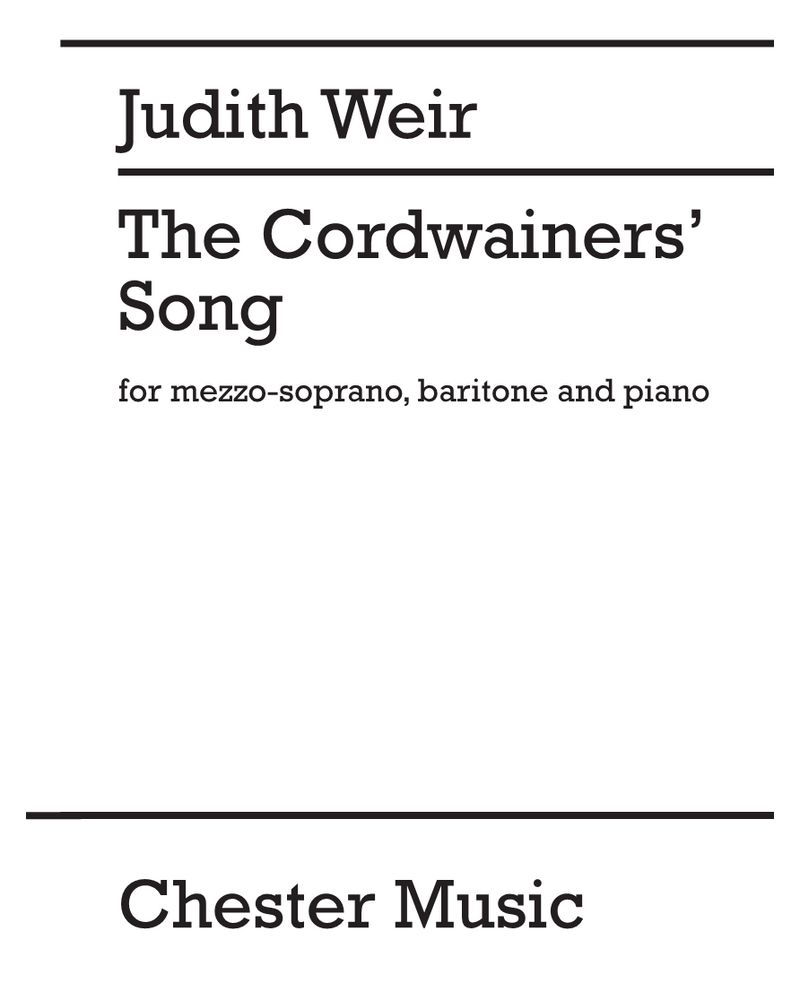 The Cordwainers' Song — 朱迪思·韦尔