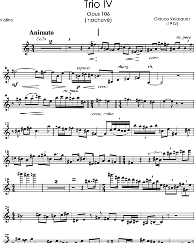 Trio IV — Glauco Velásquez