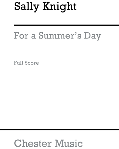 For a Summer's Day — Sally Knight