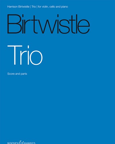Piano Trio — 哈里森·伯特威斯尔