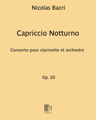 Capriccio Notturno, op. 20 — 尼古拉·巴克里