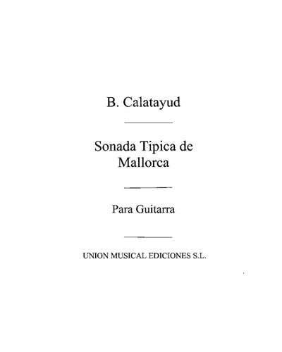 Sonada típica de Mallorca — Bartolomé Calatayud